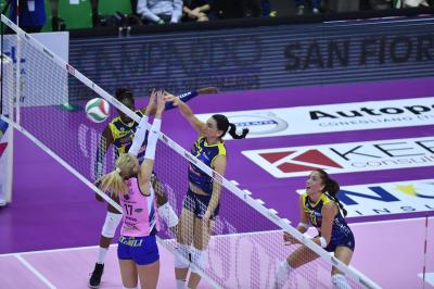 TREVISO 27 10 2019  LEGAVOLLEY FEMMINILE CAMPIONATO 2019-2020  PROSECCO DOC IMOCO -E PIU POMI CASALMAGGIORE