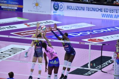 TREVISO 27 10 2019  LEGAVOLLEY FEMMINILE CAMPIONATO 2019-2020  PROSECCO DOC IMOCO -E PIU POMI CASALMAGGIORE