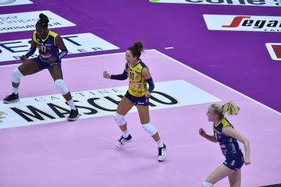 TREVISO 27 10 2019  LEGAVOLLEY FEMMINILE CAMPIONATO 2019-2020  PROSECCO DOC IMOCO -E PIU POMI CASALMAGGIORE