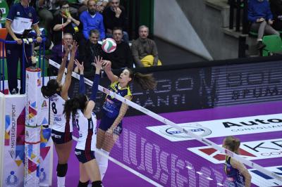 TREVISO 02 11 2019  LEGAVOLLEY CAMPIONATO 2019-2020  PROSECCO DOC IMOCO - ZANETTI BERGAMO