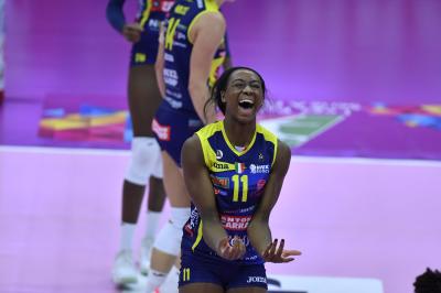 TREVISO 02 11 2019  LEGAVOLLEY CAMPIONATO 2019-2020  PROSECCO DOC IMOCO - ZANETTI BERGAMO