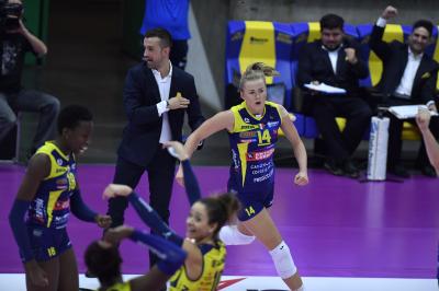 TREVISO 02 11 2019  LEGAVOLLEY CAMPIONATO 2019-2020  PROSECCO DOC IMOCO - ZANETTI BERGAMO