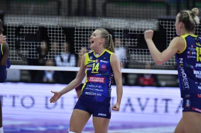TREVISO 02 11 2019  LEGAVOLLEY CAMPIONATO 2019-2020  PROSECCO DOC IMOCO - ZANETTI BERGAMO