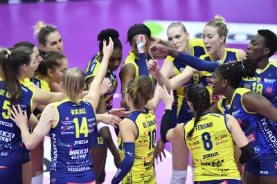 TREVISO 02 11 2019  LEGAVOLLEY CAMPIONATO 2019-2020  PROSECCO DOC IMOCO - ZANETTI BERGAMO