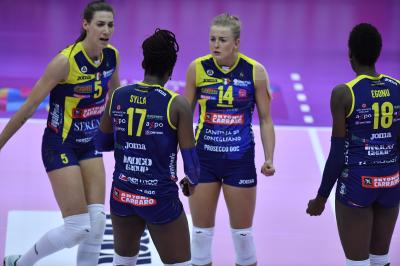 TREVISO 02 11 2019  LEGAVOLLEY CAMPIONATO 2019-2020  PROSECCO DOC IMOCO - ZANETTI BERGAMO