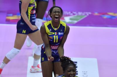 TREVISO 02 11 2019  LEGAVOLLEY CAMPIONATO 2019-2020  PROSECCO DOC IMOCO - ZANETTI BERGAMO