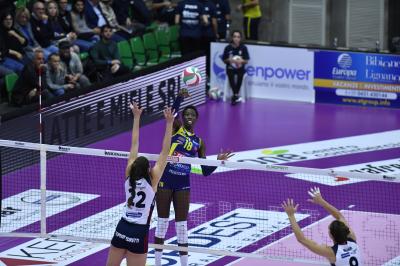 TREVISO 02 11 2019  LEGAVOLLEY CAMPIONATO 2019-2020  PROSECCO DOC IMOCO - ZANETTI BERGAMO