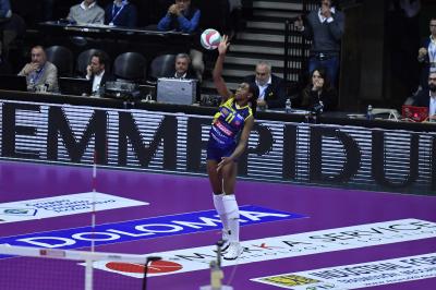 TREVISO 02 11 2019  LEGAVOLLEY CAMPIONATO 2019-2020  PROSECCO DOC IMOCO - ZANETTI BERGAMO