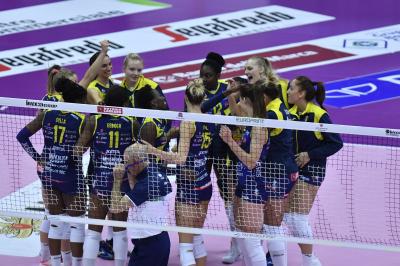 TREVISO 02 11 2019  LEGAVOLLEY CAMPIONATO 2019-2020  PROSECCO DOC IMOCO - ZANETTI BERGAMO