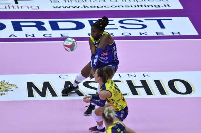TREVISO 02 11 2019  LEGAVOLLEY CAMPIONATO 2019-2020  PROSECCO DOC IMOCO - ZANETTI BERGAMO