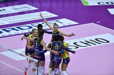 TREVISO 02 11 2019  LEGAVOLLEY CAMPIONATO 2019-2020  PROSECCO DOC IMOCO - ZANETTI BERGAMO