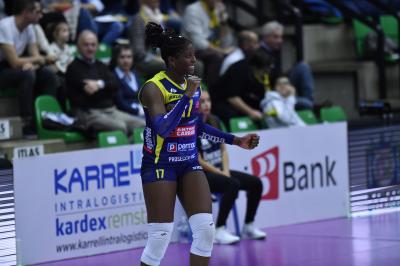 TREVISO 02 11 2019  LEGAVOLLEY CAMPIONATO 2019-2020  PROSECCO DOC IMOCO - ZANETTI BERGAMO