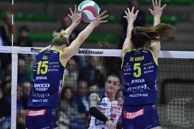 TREVISO 02 11 2019  LEGAVOLLEY CAMPIONATO 2019-2020  PROSECCO DOC IMOCO - ZANETTI BERGAMO