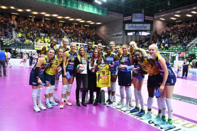 TREVISO 24 11 2019  LEGAVOLLEY CAMPIONATO 2019-2020 PROSECCO DOC IMOCO - SAVINO DEL BENE SCANDICII