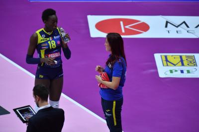 TREVISO 24 11 2019  LEGAVOLLEY CAMPIONATO 2019-2020 PROSECCO DOC IMOCO - SAVINO DEL BENE SCANDICII
