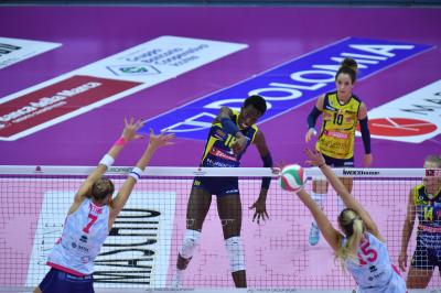 TREVISO 24 11 2019  LEGAVOLLEY CAMPIONATO 2019-2020 PROSECCO DOC IMOCO - SAVINO DEL BENE SCANDICII