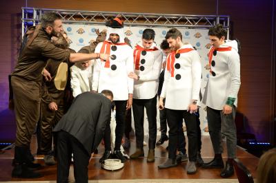 TREVISO  10 12 2019 LBA CAMPIONATO 2019-2020 NUTRIBULLET TREVISO BASKET - CENA DI NATALE