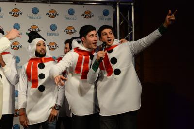 TREVISO  10 12 2019 LBA CAMPIONATO 2019-2020 NUTRIBULLET TREVISO BASKET - CENA DI NATALE