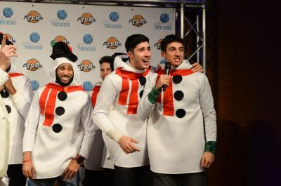 TREVISO  10 12 2019 LBA CAMPIONATO 2019-2020 NUTRIBULLET TREVISO BASKET - CENA DI NATALE
