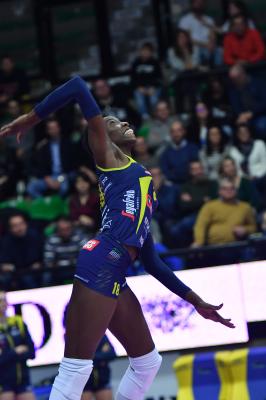 TREVISO 15 12 2019  LEGAVOLLEY CAMPIONATO 2019-2020 PROSECCO DOC IMOCO - REALE MUTUA FENERA CHIERI - FESTA COPPA DEL MONDO