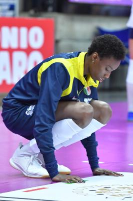 TREVISO 15 12 2019  LEGAVOLLEY CAMPIONATO 2019-2020 PROSECCO DOC IMOCO - REALE MUTUA FENERA CHIERI - FESTA COPPA DEL MONDO