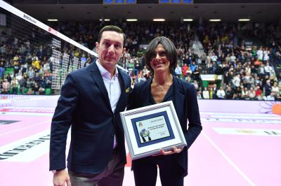TREVISO 15 12 2019  LEGAVOLLEY CAMPIONATO 2019-2020 PROSECCO DOC IMOCO - REALE MUTUA FENERA CHIERI - FESTA COPPA DEL MONDO