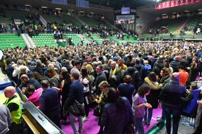 TREVISO 15 12 2019  LEGAVOLLEY CAMPIONATO 2019-2020 PROSECCO DOC IMOCO - REALE MUTUA FENERA CHIERI - FESTA COPPA DEL MONDO