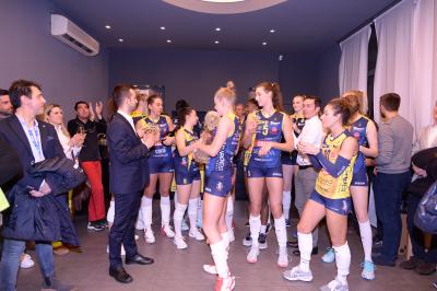 TREVISO 15 12 2019  LEGAVOLLEY CAMPIONATO 2019-2020 PROSECCO DOC IMOCO - REALE MUTUA FENERA CHIERI - FESTA COPPA DEL MONDO