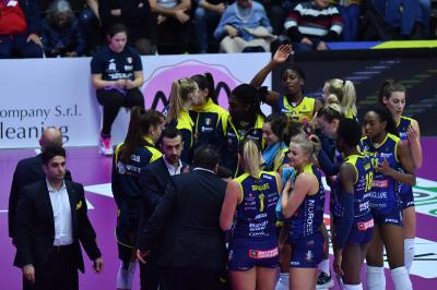TREVISO 15 12 2019  LEGAVOLLEY CAMPIONATO 2019-2020 PROSECCO DOC IMOCO - REALE MUTUA FENERA CHIERI - FESTA COPPA DEL MONDO