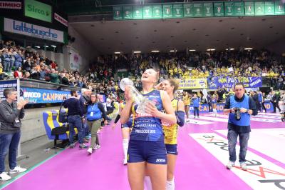TREVISO 15 12 2019  LEGAVOLLEY CAMPIONATO 2019-2020 PROSECCO DOC IMOCO - REALE MUTUA FENERA CHIERI - FESTA COPPA DEL MONDO