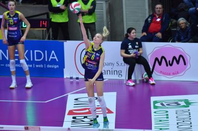TREVISO 15 12 2019  LEGAVOLLEY CAMPIONATO 2019-2020 PROSECCO DOC IMOCO - REALE MUTUA FENERA CHIERI - FESTA COPPA DEL MONDO
