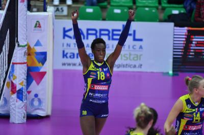 TREVISO 15 12 2019  LEGAVOLLEY CAMPIONATO 2019-2020 PROSECCO DOC IMOCO - REALE MUTUA FENERA CHIERI - FESTA COPPA DEL MONDO
