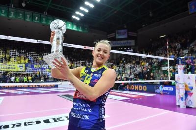 TREVISO 15 12 2019  LEGAVOLLEY CAMPIONATO 2019-2020 PROSECCO DOC IMOCO - REALE MUTUA FENERA CHIERI - FESTA COPPA DEL MONDO