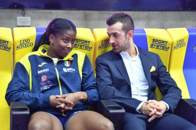 TREVISO 15 12 2019  LEGAVOLLEY CAMPIONATO 2019-2020 PROSECCO DOC IMOCO - REALE MUTUA FENERA CHIERI - FESTA COPPA DEL MONDO