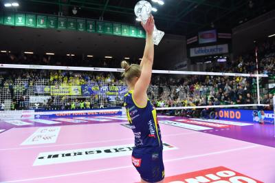 TREVISO 15 12 2019  LEGAVOLLEY CAMPIONATO 2019-2020 PROSECCO DOC IMOCO - REALE MUTUA FENERA CHIERI - FESTA COPPA DEL MONDO