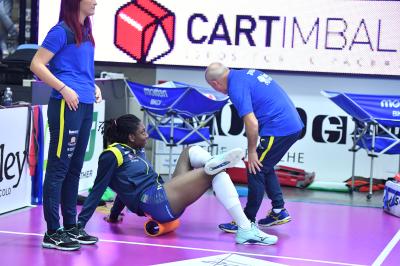 TREVISO 15 12 2019  LEGAVOLLEY CAMPIONATO 2019-2020 PROSECCO DOC IMOCO - REALE MUTUA FENERA CHIERI - FESTA COPPA DEL MONDO
