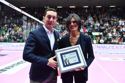 TREVISO 15 12 2019  LEGAVOLLEY CAMPIONATO 2019-2020 PROSECCO DOC IMOCO - REALE MUTUA FENERA CHIERI - FESTA COPPA DEL MONDO