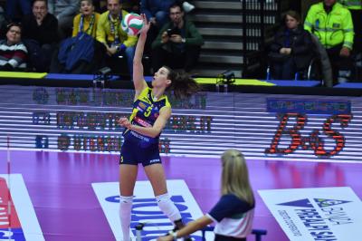 TREVISO 15 12 2019  LEGAVOLLEY CAMPIONATO 2019-2020 PROSECCO DOC IMOCO - REALE MUTUA FENERA CHIERI - FESTA COPPA DEL MONDO