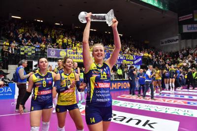 TREVISO 15 12 2019  LEGAVOLLEY CAMPIONATO 2019-2020 PROSECCO DOC IMOCO - REALE MUTUA FENERA CHIERI - FESTA COPPA DEL MONDO