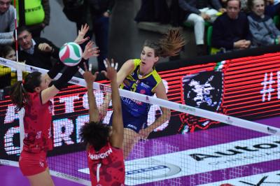 TREVISO 26 12 2019  LEGAVOLLEY CAMPIONATO 2019-2020 PROSECCO DOC IMOCO - UNET E WORK BUSTO ARSIZIO