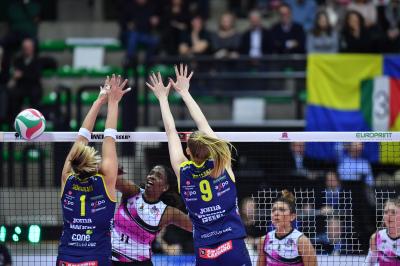 TREVISO 09 02 2020 LEGAVOLLEY CAMPIONATO 2019-2020 PROSECCO DOC IMOCO - GOLDEN TULIP VOLALTO CASERTA