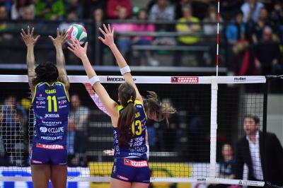 TREVISO 09 02 2020 LEGAVOLLEY CAMPIONATO 2019-2020 PROSECCO DOC IMOCO - GOLDEN TULIP VOLALTO CASERTA