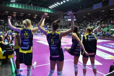 TREVISO 09 02 2020 LEGAVOLLEY CAMPIONATO 2019-2020 PROSECCO DOC IMOCO - GOLDEN TULIP VOLALTO CASERTA