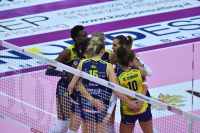 TREVISO 16 02 2020 LEGAVOLLEY CAMPIONATO 2019-2020 PROSECCO DOC IMOCO - IGOR GORGONZOLA NOVARA