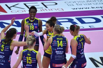 TREVISO 16 02 2020 LEGAVOLLEY CAMPIONATO 2019-2020 PROSECCO DOC IMOCO - IGOR GORGONZOLA NOVARA