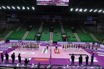 TREVISO 07 03 2020 LEGAVOLLEY CAMPIONATO 2019-2020 PROSECCO DOC IMOCO - BANCA VALSABBINA BRESCIA