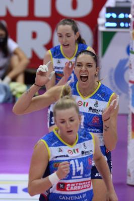 TREVISO 10102021 LEGAVOLLEY FEMMINILE CAMPIONATO PROSECCO DOC IMOCO - MEGABOX VALLEFOGLIA