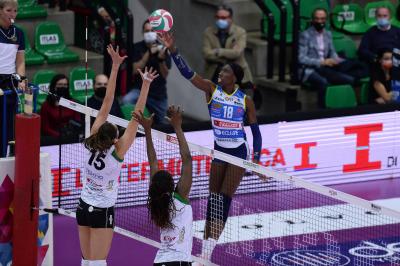 TREVISO 10102021 LEGAVOLLEY FEMMINILE CAMPIONATO PROSECCO DOC IMOCO - MEGABOX VALLEFOGLIA