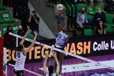 TREVISO 10102021 LEGAVOLLEY FEMMINILE CAMPIONATO PROSECCO DOC IMOCO - MEGABOX VALLEFOGLIA