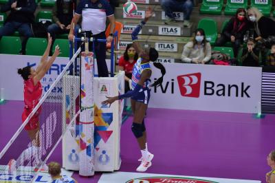TREVISO 21102021 LEGAVOLLEY FEMMINILE CAMPIONATO PROSECCO DOC IMOCO - E-WORK BUSTO ARSIZIO